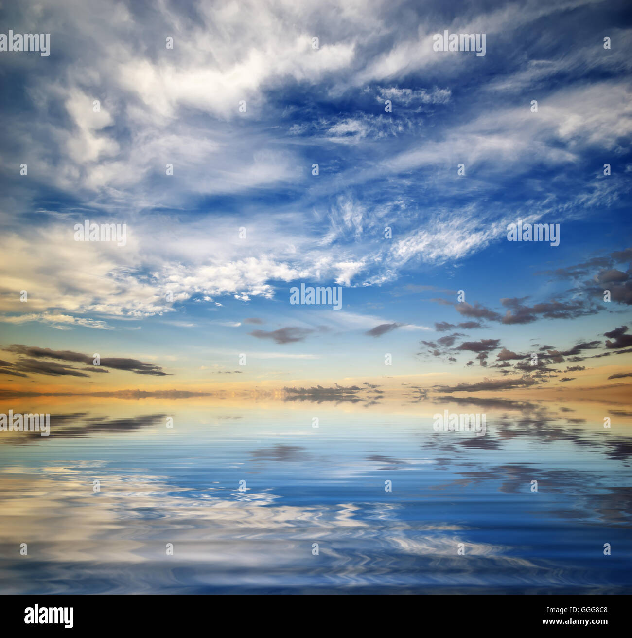 Blue seascape beautiful sea hi-res stock photography and images - Alamy