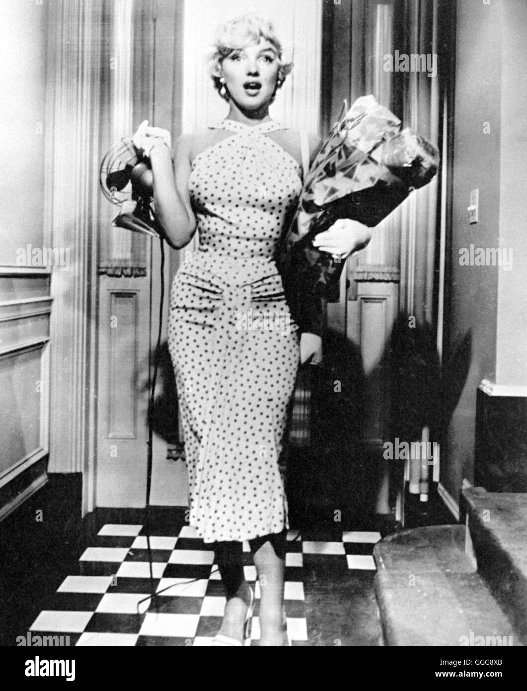 DAS VERFLIXTE 7. JAHR / The Seven Year Itch USA 1955 / Billy Wilder MARILYN MONROE, 'The Seven Year Itch', 1955. Regie: Billy Wilder aka. The Seven Year Itch Stock Photo