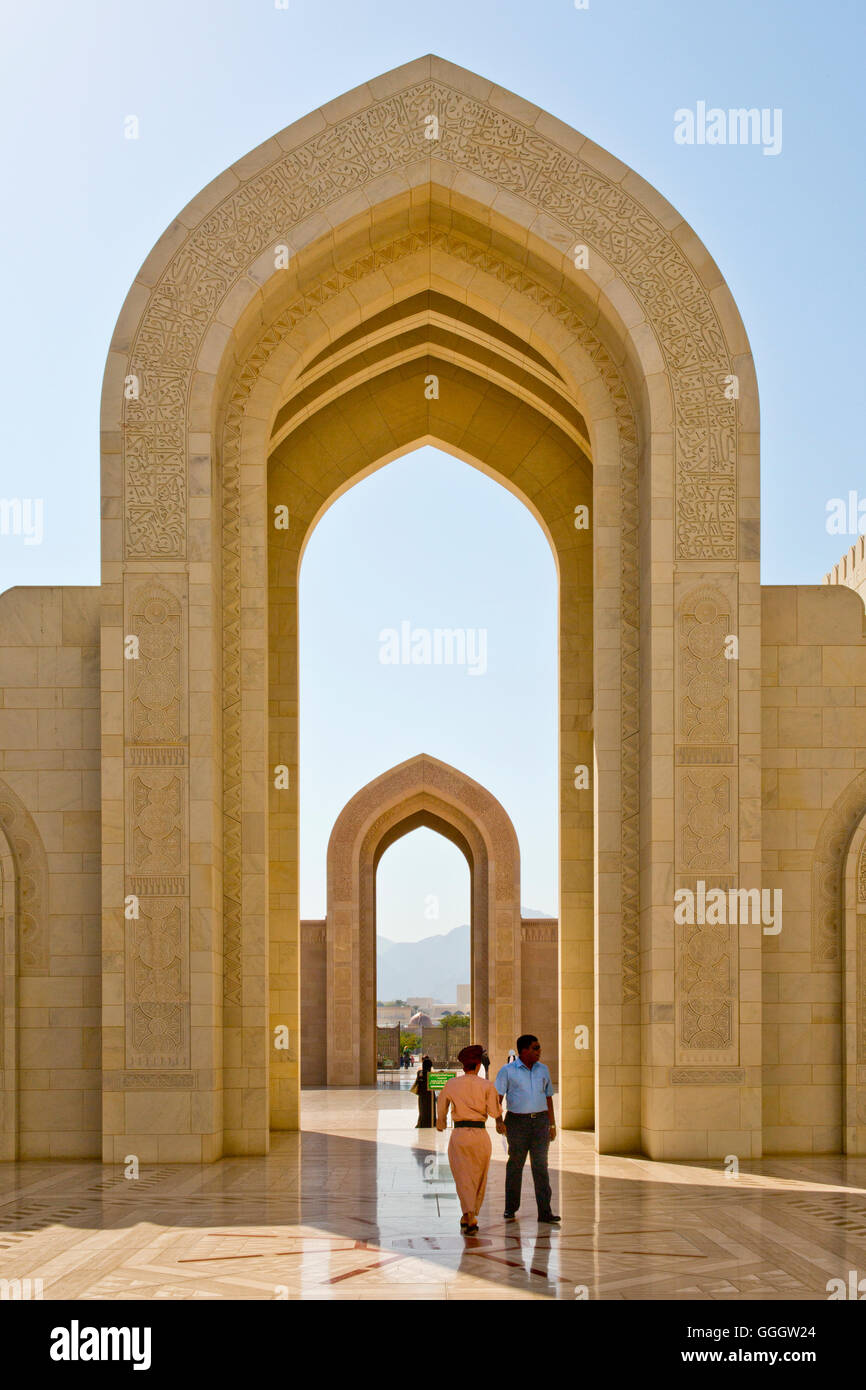 geography / travel, Oman, Sultanate of Oman, Muscat, sultan Qaboos Grand Mosque, Additional-Rights-Clearance-Info-Not-Available Stock Photo