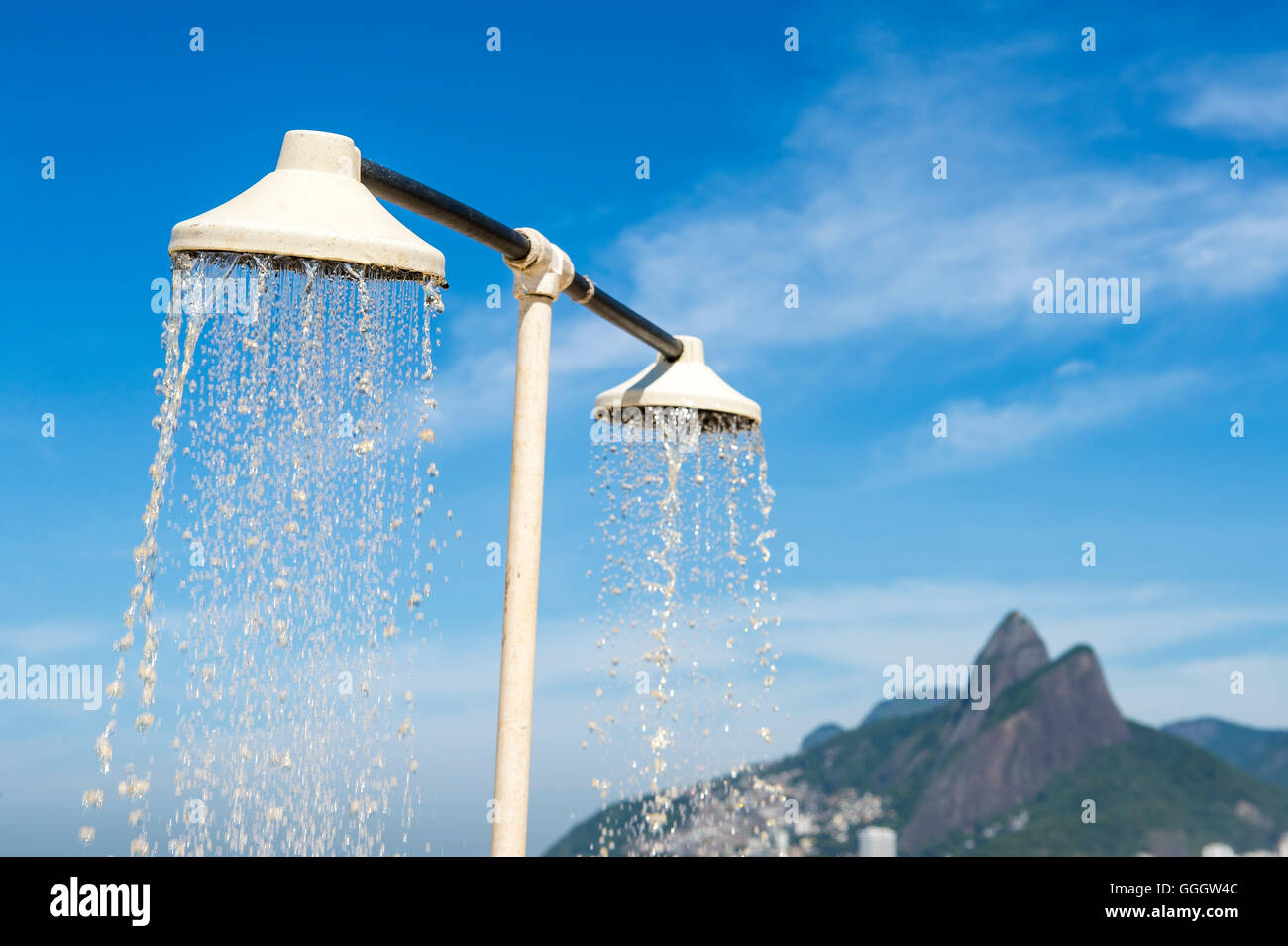 Brazilian beach showers hires stock photography and images Alamy
