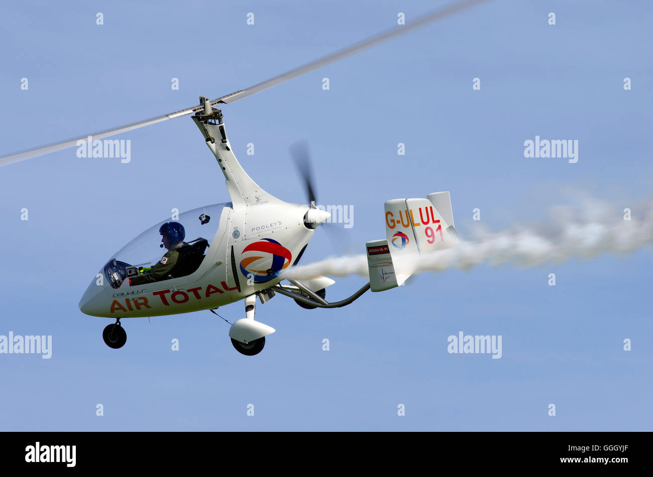 Calidus Autogyro displaying at Old Warden - Stock Image