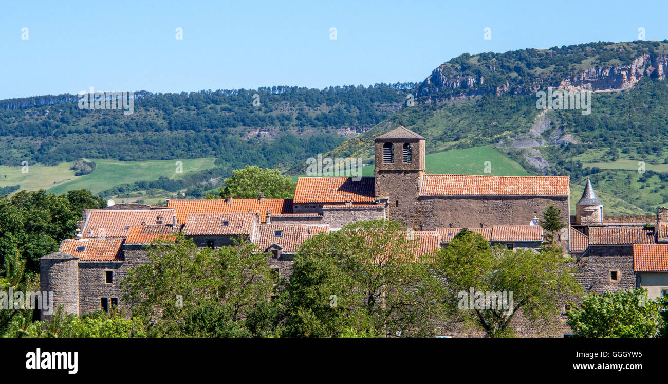 Saint Jean d'Alcas, Aveyron, Grands Causses Natural Regional Park, France  Stock Photo - Alamy