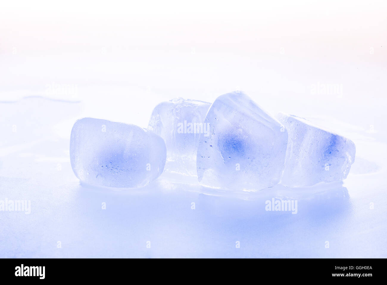 Ice cubes. Stock Photo