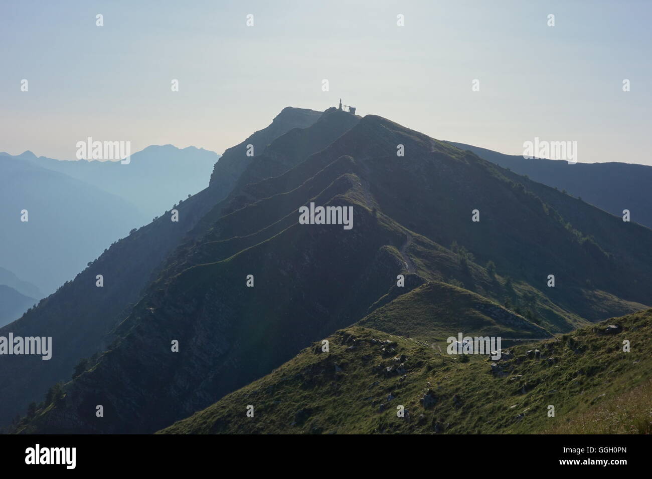 Evening Mood Monte Saccarello l With Sella Della Valleta And Cima 