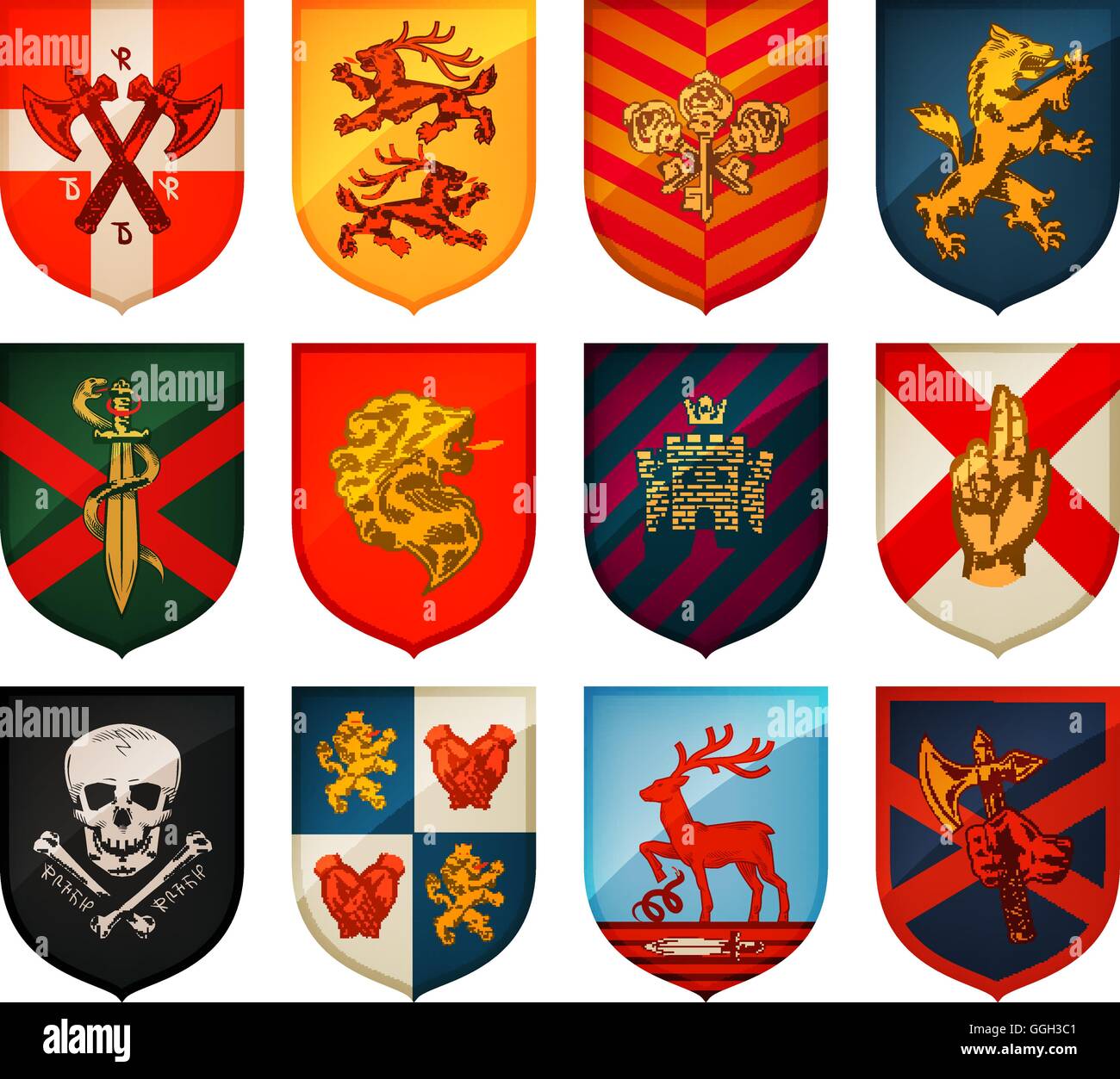 Medieval Shields Stock Photos Medieval Shields Stock Images Alamy
