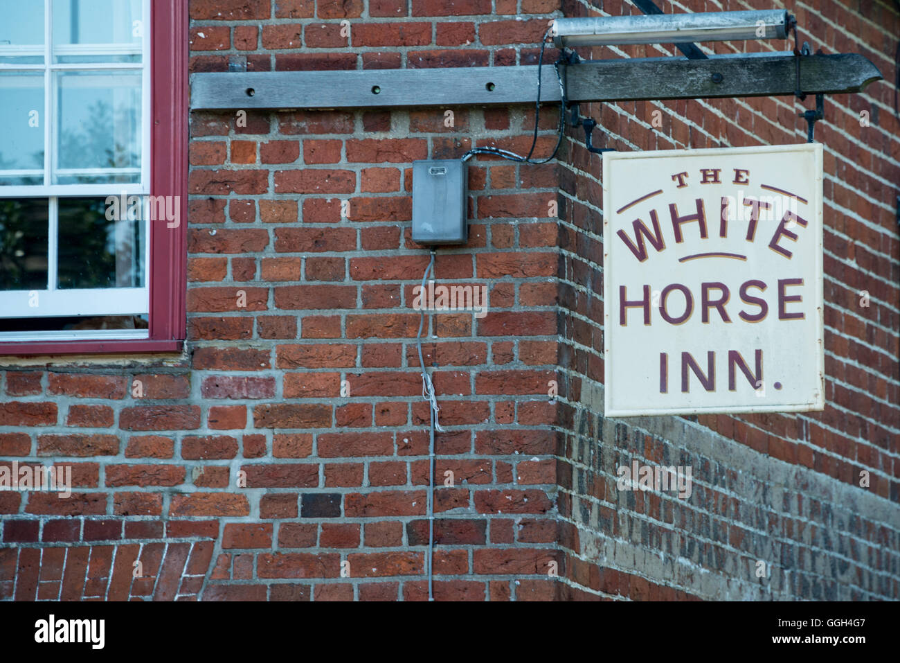 The White Horse Inn, Edwardstone Stock Photo