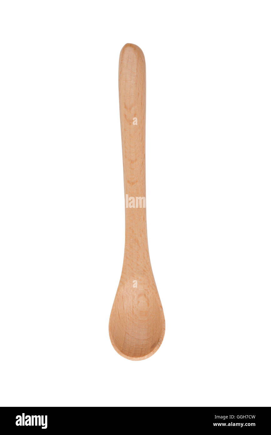 wooden spoon isolated on white background with path Stock Photo - Alamy