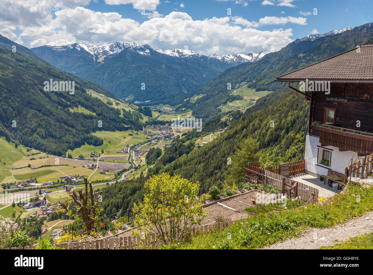 geography / travel, Italy, South Tyrol, mountain farm near St. Jacob in the Ahrntal (Ahrn Valley) , Additional-Rights-Clearance-Info-Not-Available Stock Photo
