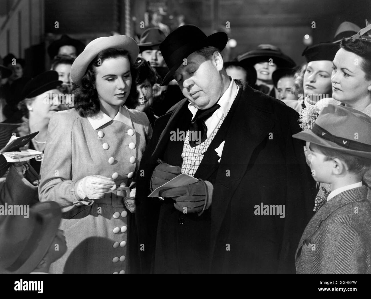 SEINETWEGEN / USA 1945 Schauspieler CHARLES LAUGHTON - Szene aus 'Seinetwegen', USA 1945 - als John Sheridan. Stock Photo