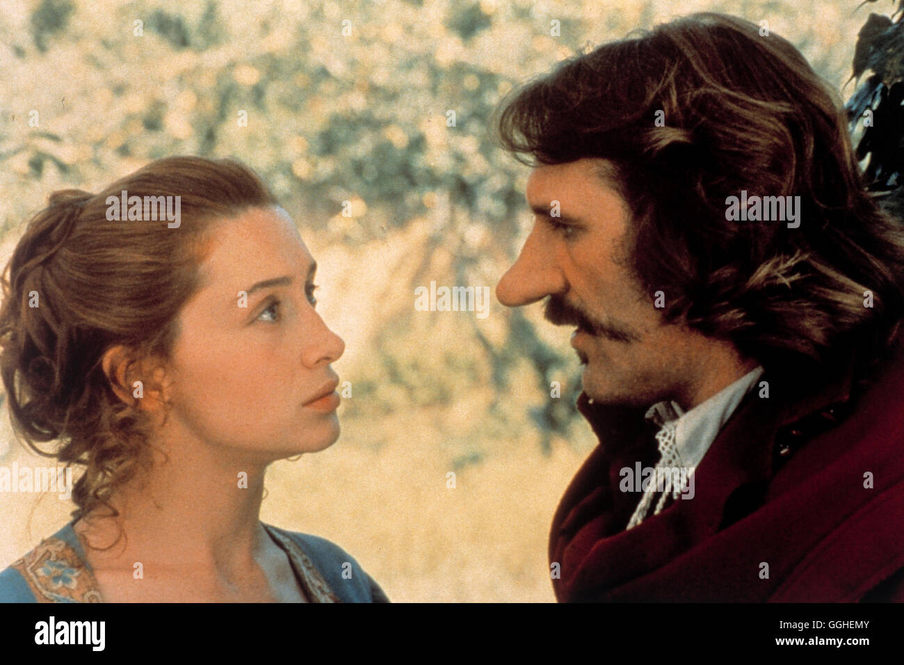 CYRANO DE BERGERAC / Cyrano de Bergerac F 1990 / Jean-Paul Rappeneau Roxane  (ANNE BROCHET), Cyrano (GERARD DEPARDIEU) Regie: Jean-Paul Rappeneau aka. Cyrano  de Bergerac Stock Photo - Alamy