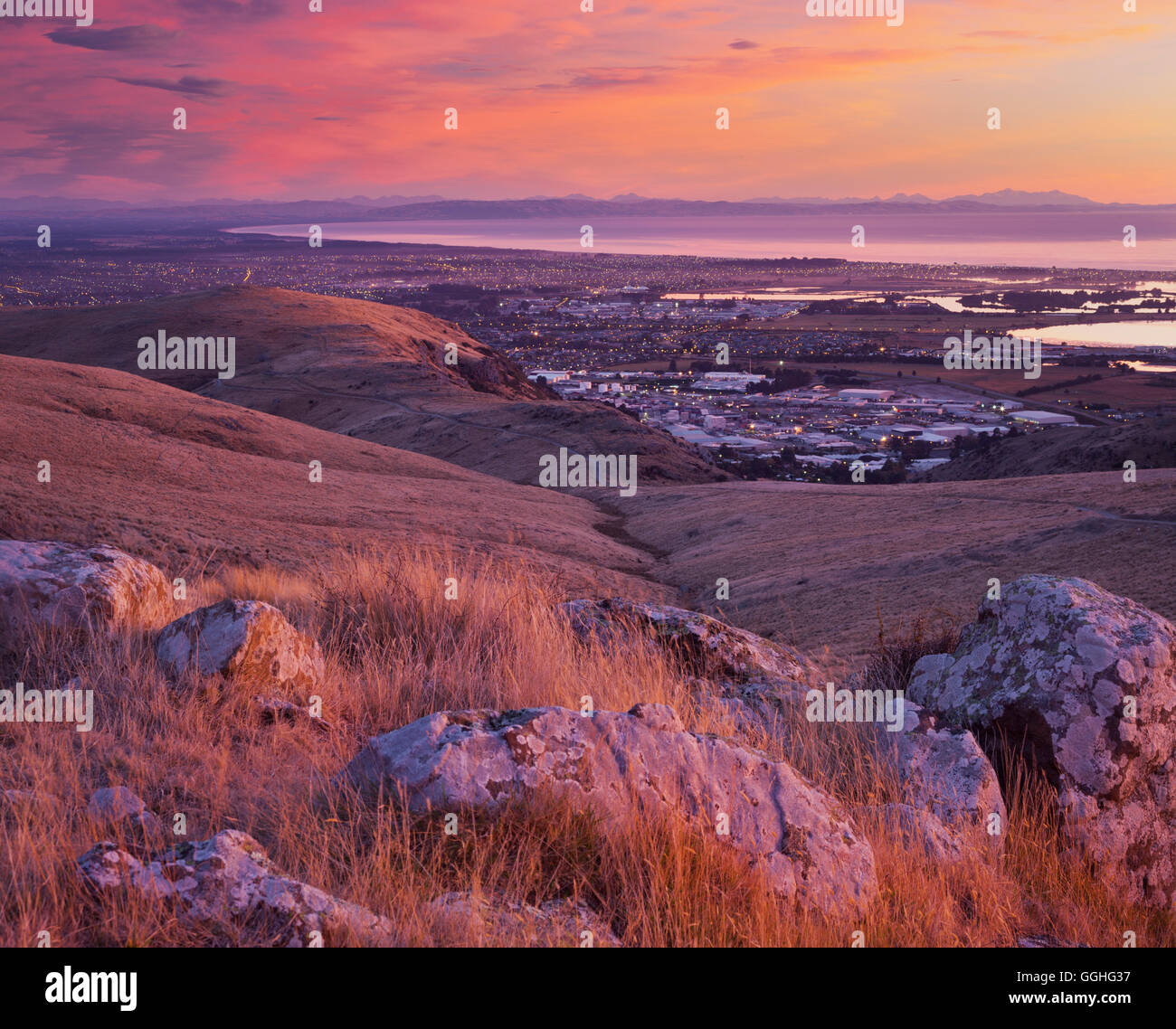 Lyttelton Harbour, Christchurch, Canterbury, South Island, New Zealand