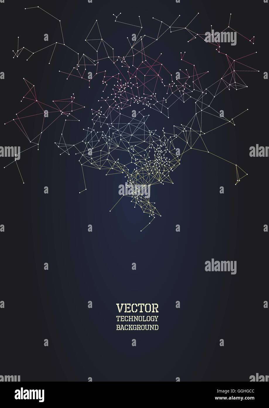 Network abstract polygonal background Stock Vector Image & Art - Alamy