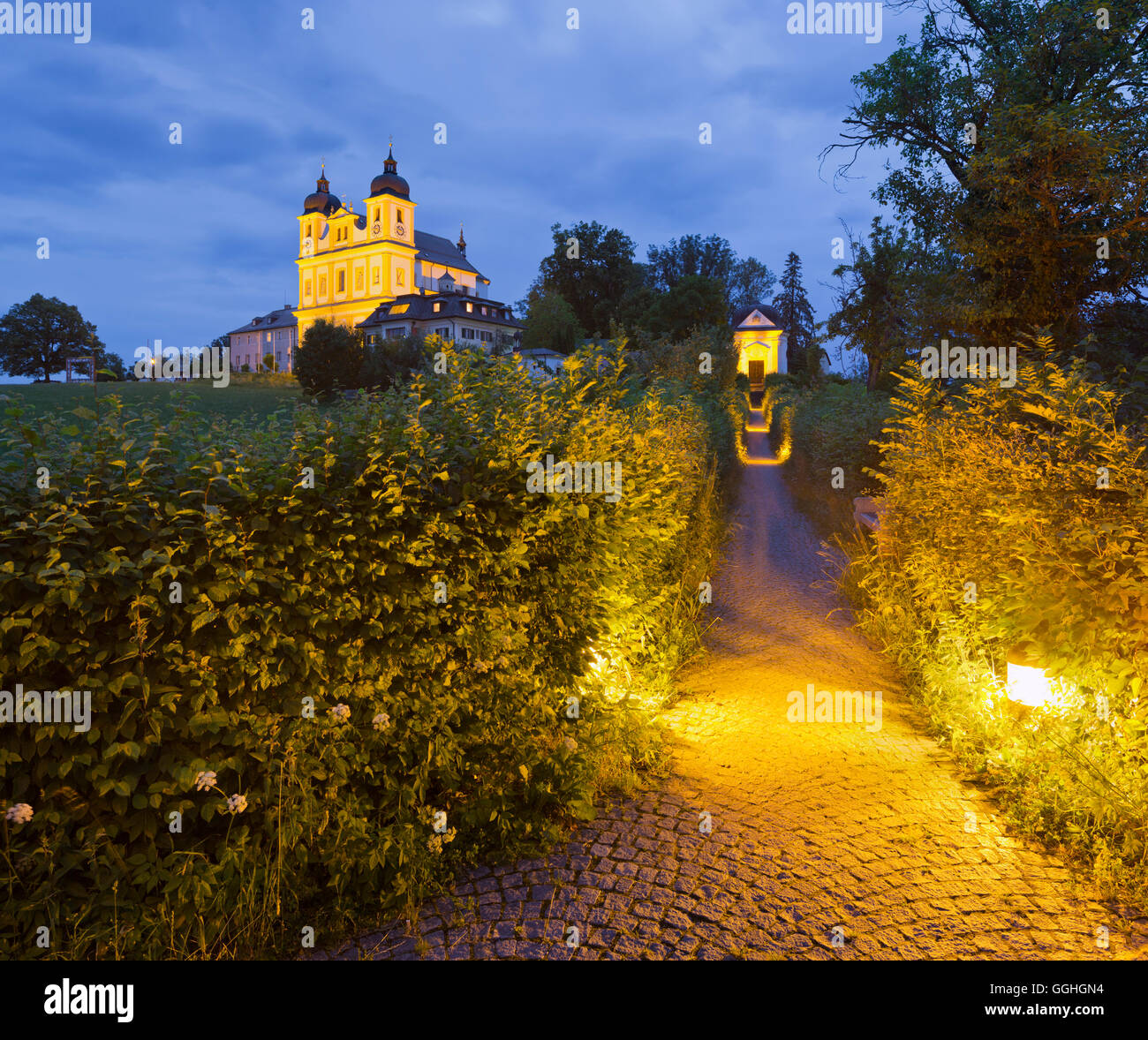 Basilika maria Plain, Salzburg, Austria Stock Photo