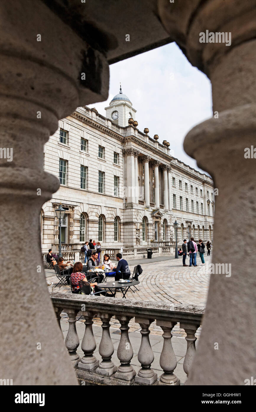 Courtyard, Somerset House, London, England, United Kingdom Stock Photo