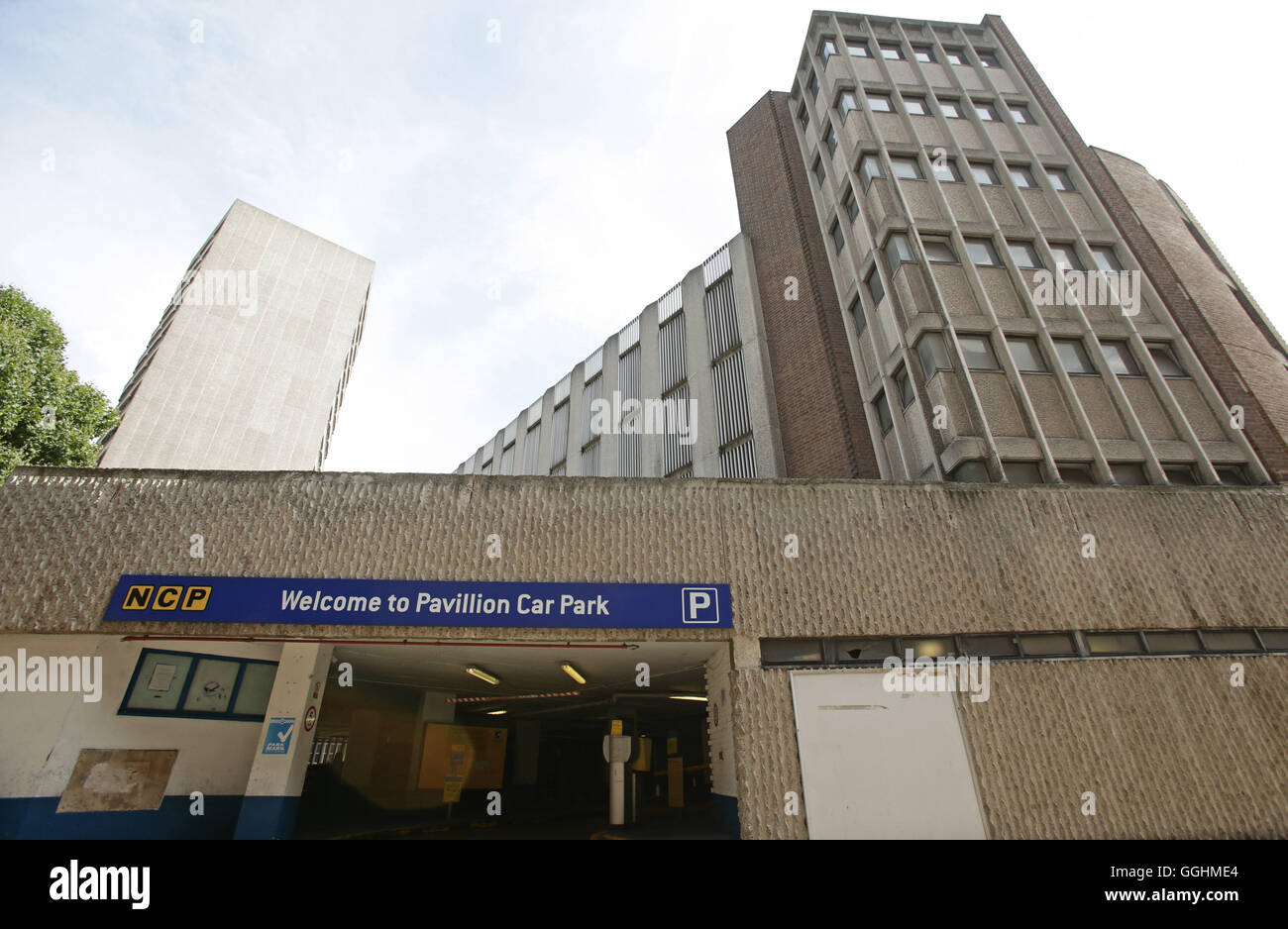 General view of Pavilion Road NCP Car Park in Knightsbridge, London