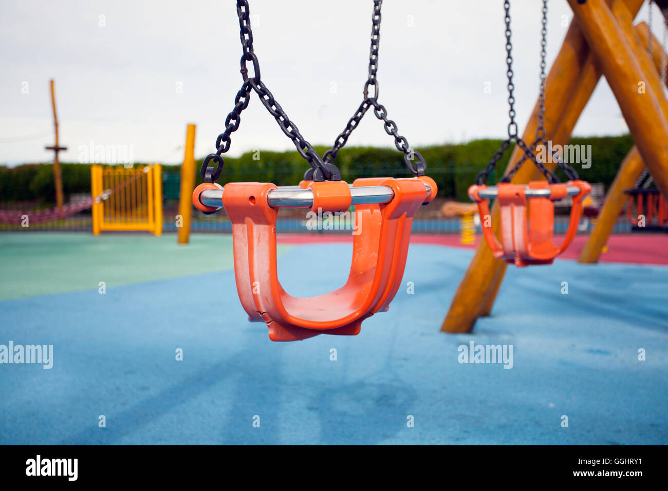 Tolkien style timber play zone; Playground equipment part of the