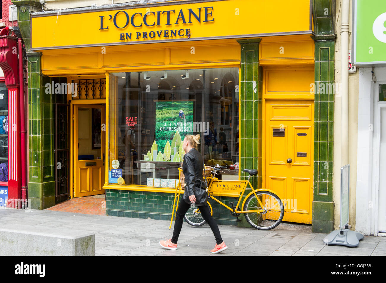 The L'Occitane store on Oliver Plunkett Street, Cork, Ireland Stock Photo