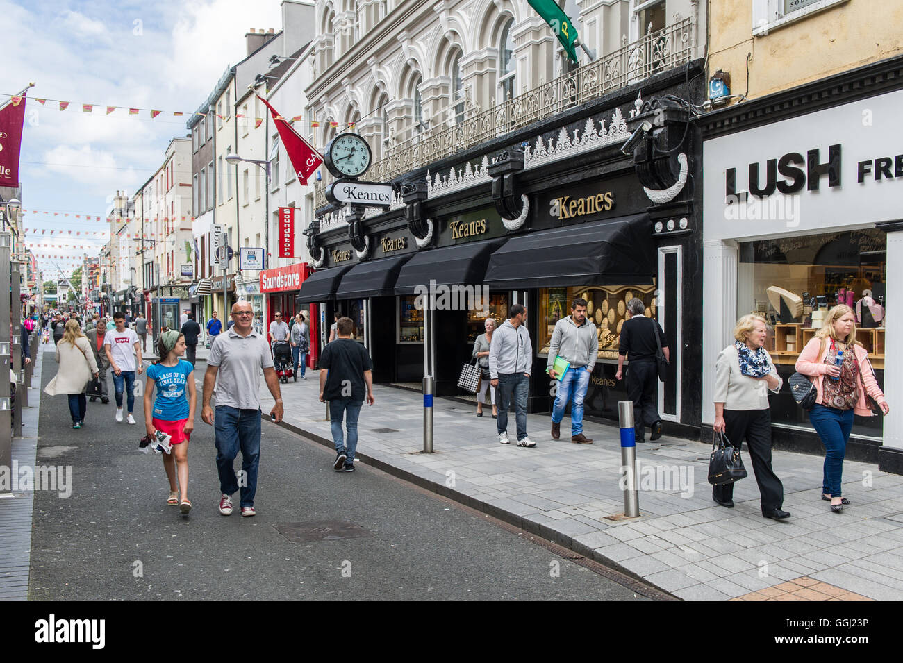 Oliver Plunkett Street, Cork, Ireland Stock Photo Alamy