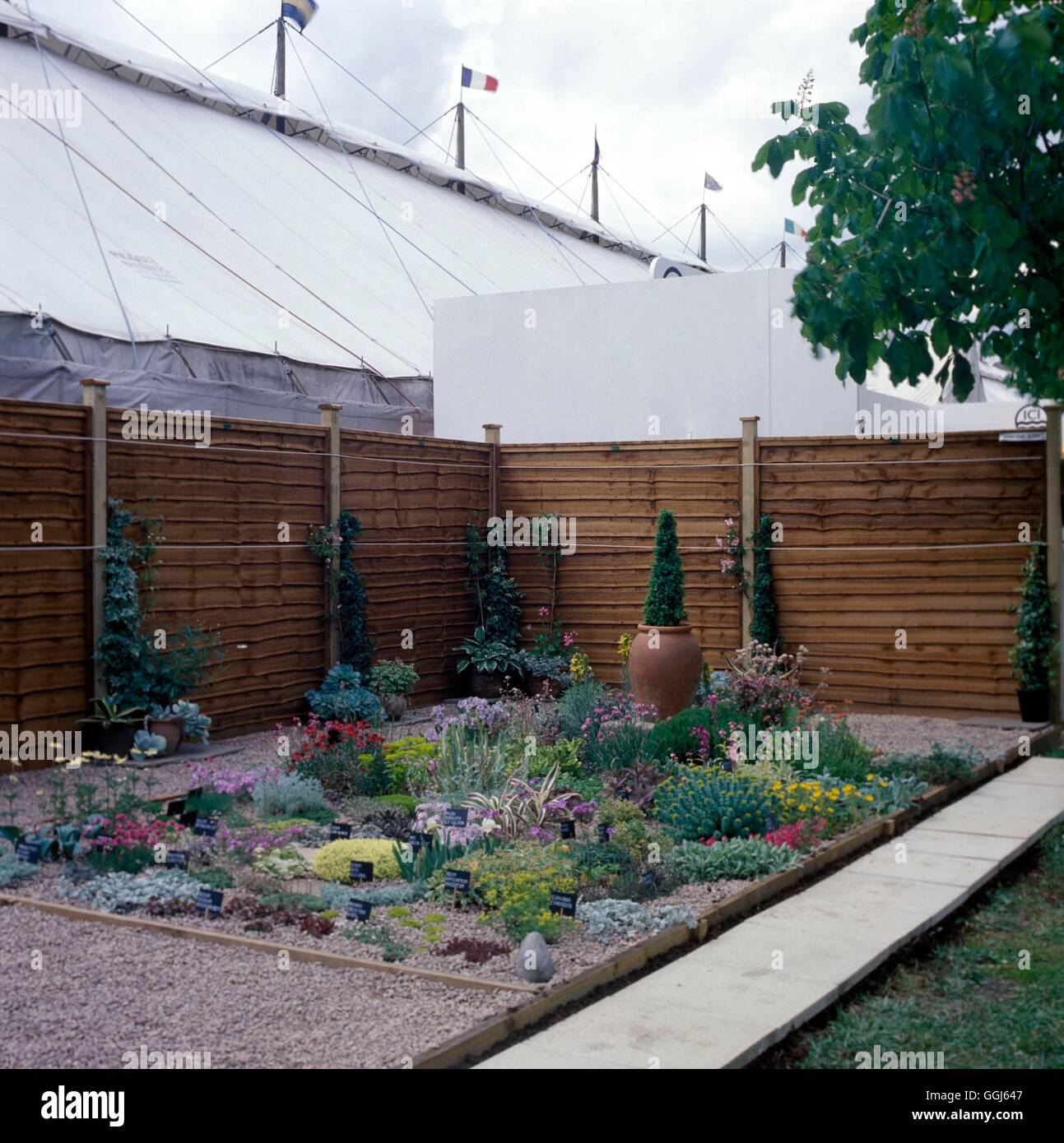 Chelsea Flower Show 1979  Exhibit by Beth Chatto  Date: 15.07.08  CFS017176   Photos Horticultural/P Stock Photo