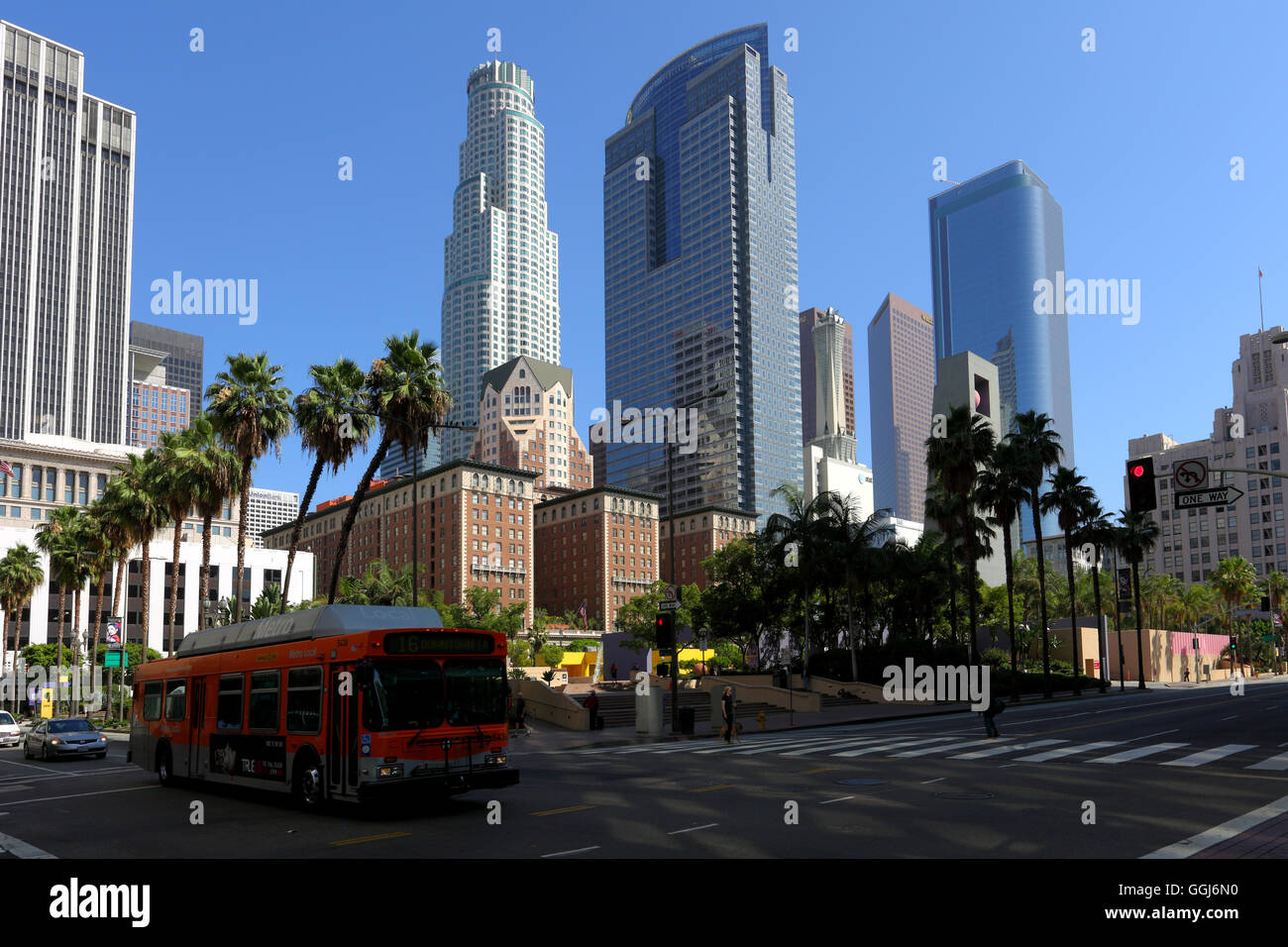 geography / travel, USA, California, Los Angeles, Pershing Square