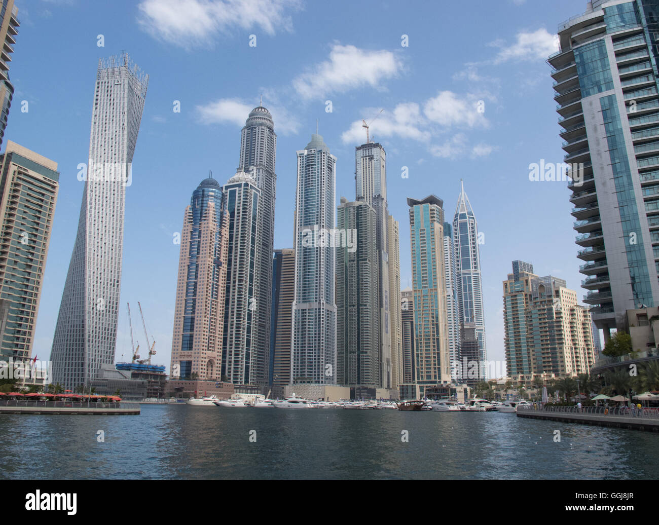 Modern buildings in Dubai Marina, Dubai, UAE Stock Photo Alamy