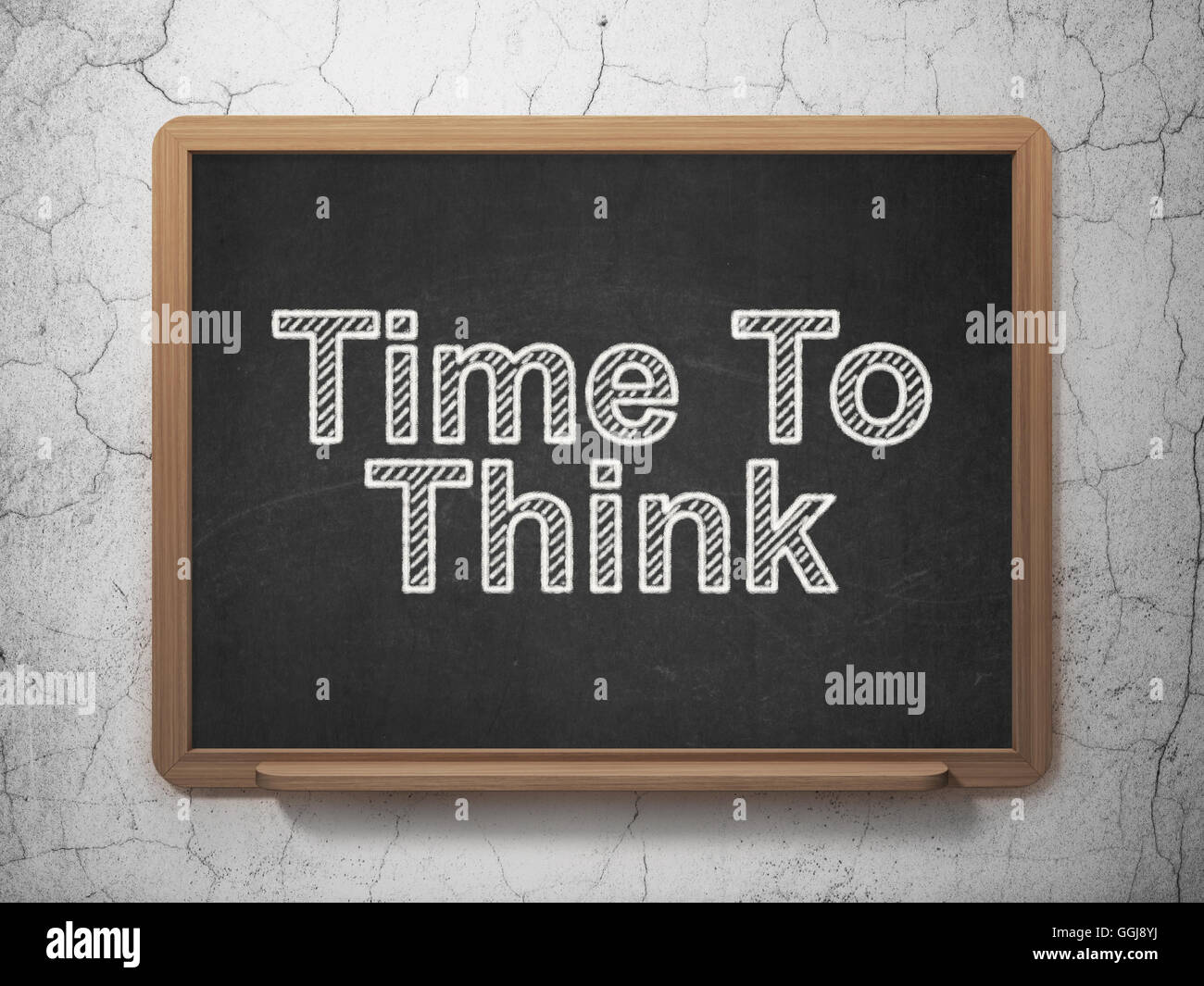 Time To Think Time concept: Time To Think on chalkboard background Stock Photo - Alamy