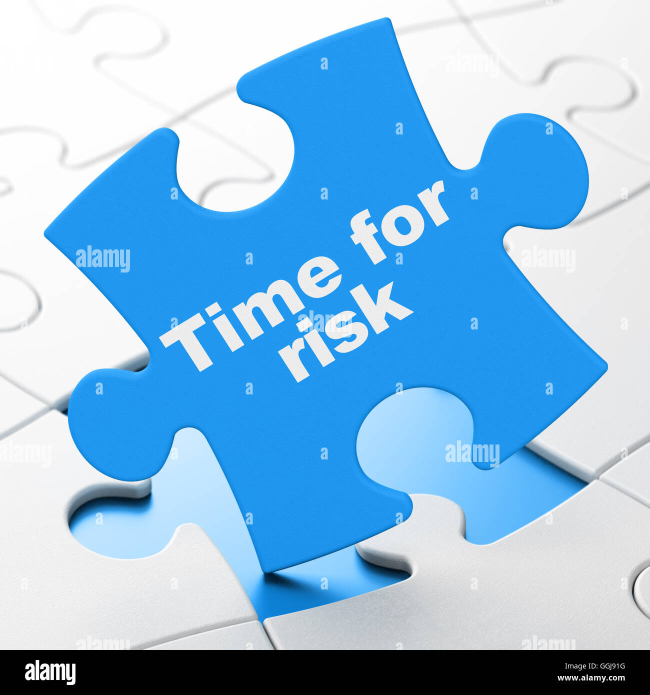 Puzzle For Risk Timeline concept: Time For Risk on puzzle background Stock Photo - Alamy