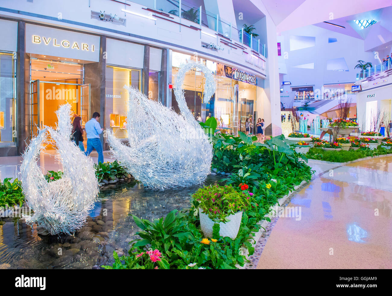 The Crystals mall in Las Vegas strip Stock Photo Alamy
