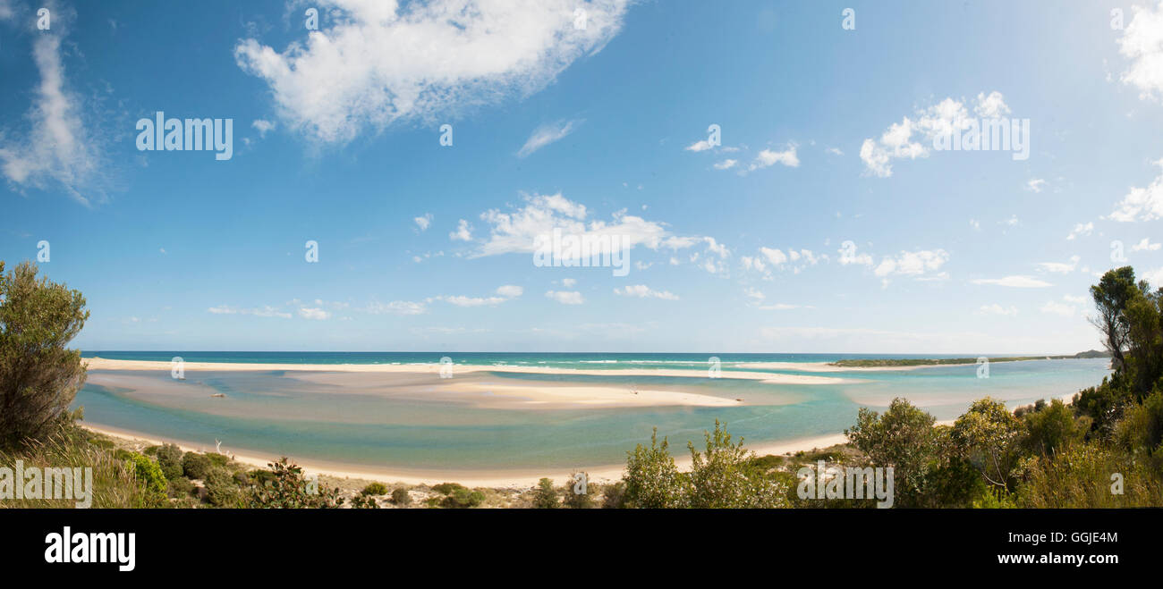 River estuary meets ocean hi-res stock photography and images - Alamy