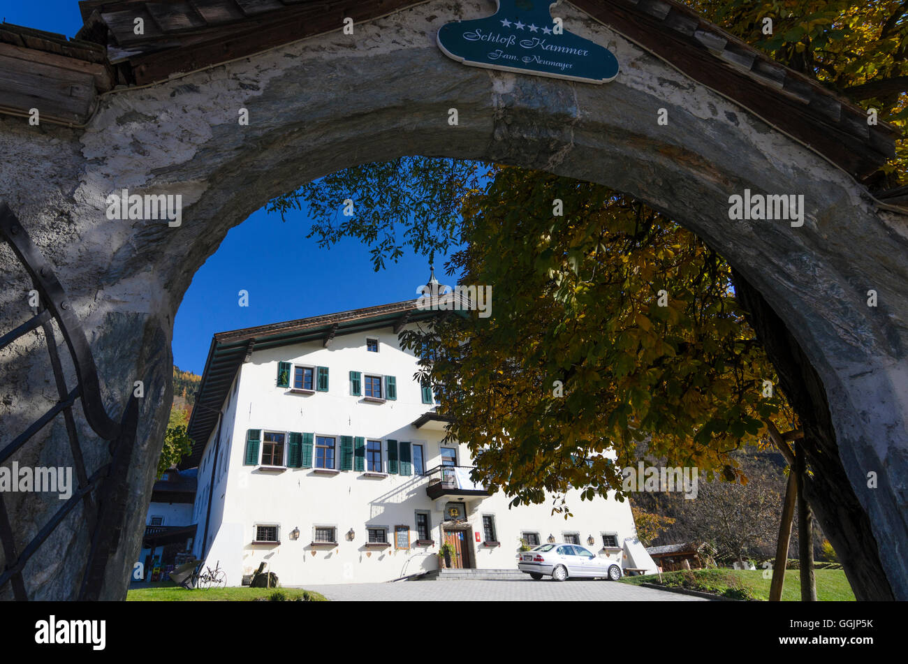 Maishofen Schloss Kammer Austria Salzburg Pinzgau Stock Photo Alamy