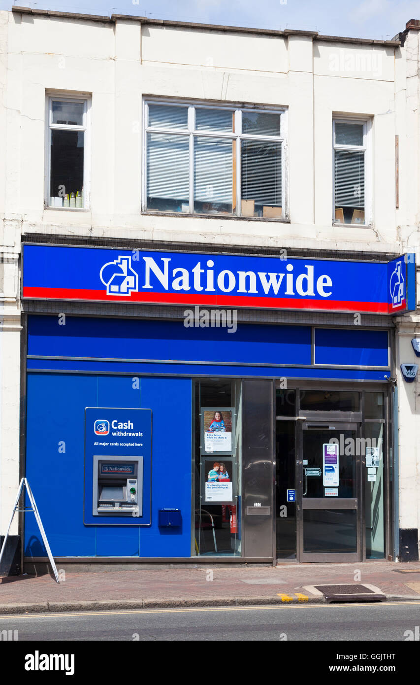 Shop front, Nationwide, building society, Beckenham, Kent, UK Stock Photo