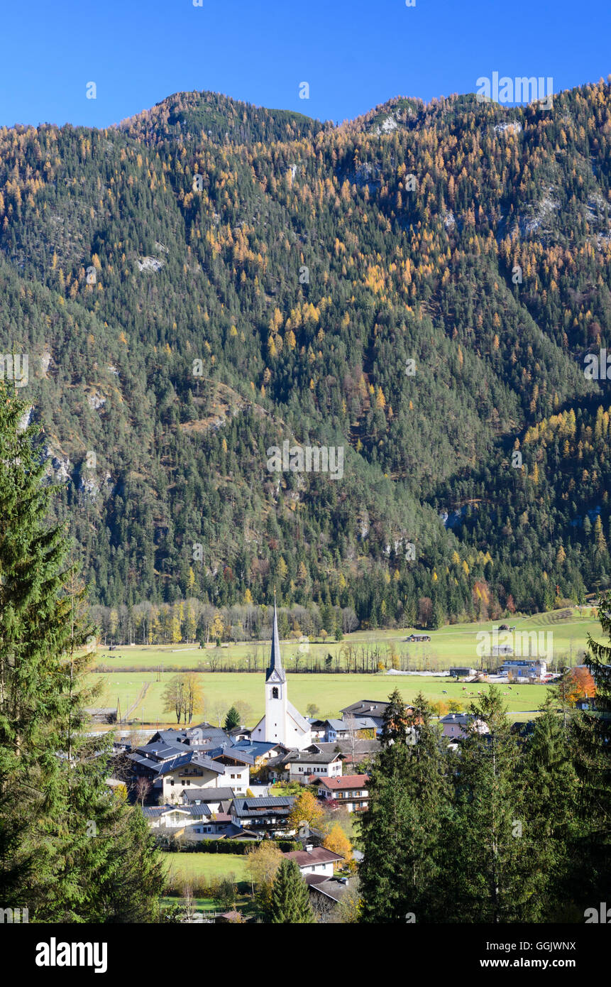 Sankt Martin bei Lofer: view at Sankt Martin bei Lofer, Austria, Salzburg, Pinzgau Stock Photo