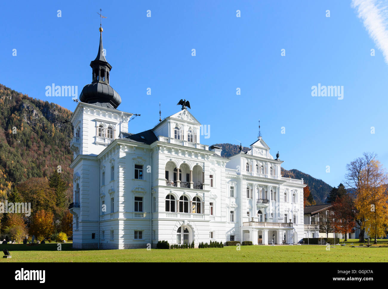 Sankt Martin bei Lofer: Schloss Grubhof Castle, Austria, Salzburg, Pinzgau Stock Photo