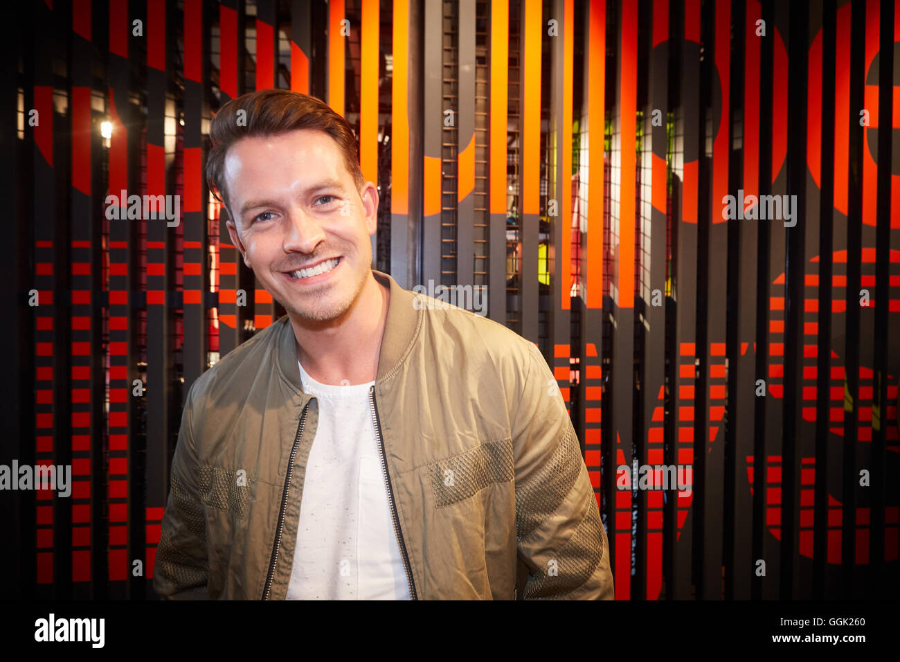 celebrity posed portrait Ashley Taylor Stock Photo Alamy