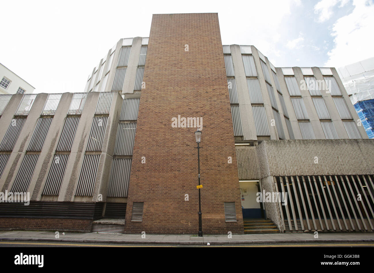 General view of Pavilion Road NCP Car Park in Knightsbridge, London