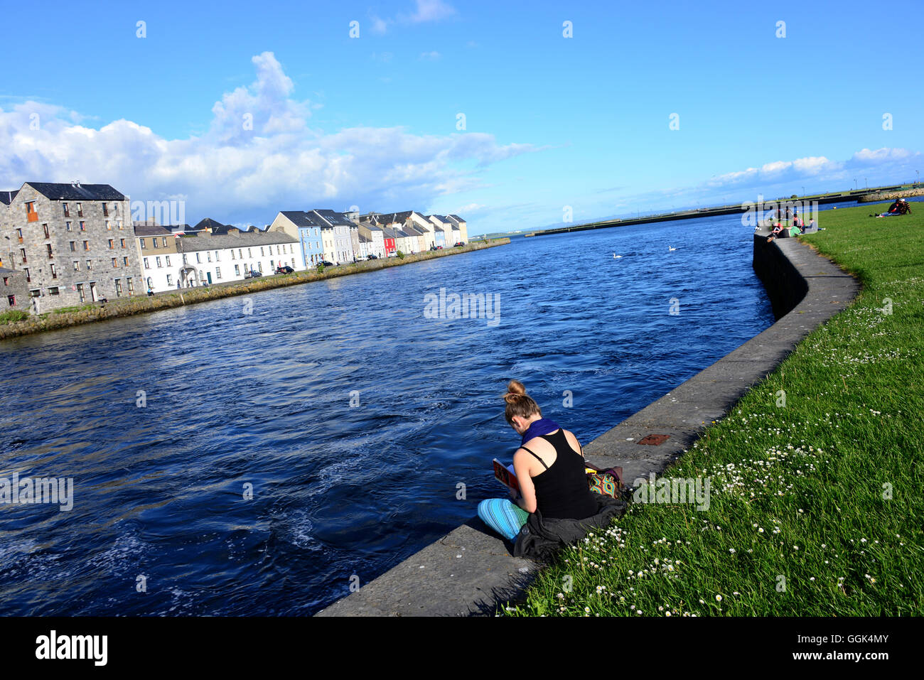 River Corrib, Galway, Ireland Stock Photo Alamy