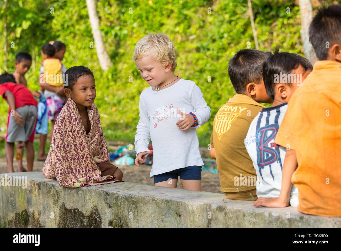 German little boy playing with indonesian kids hires stock photography and images Alamy