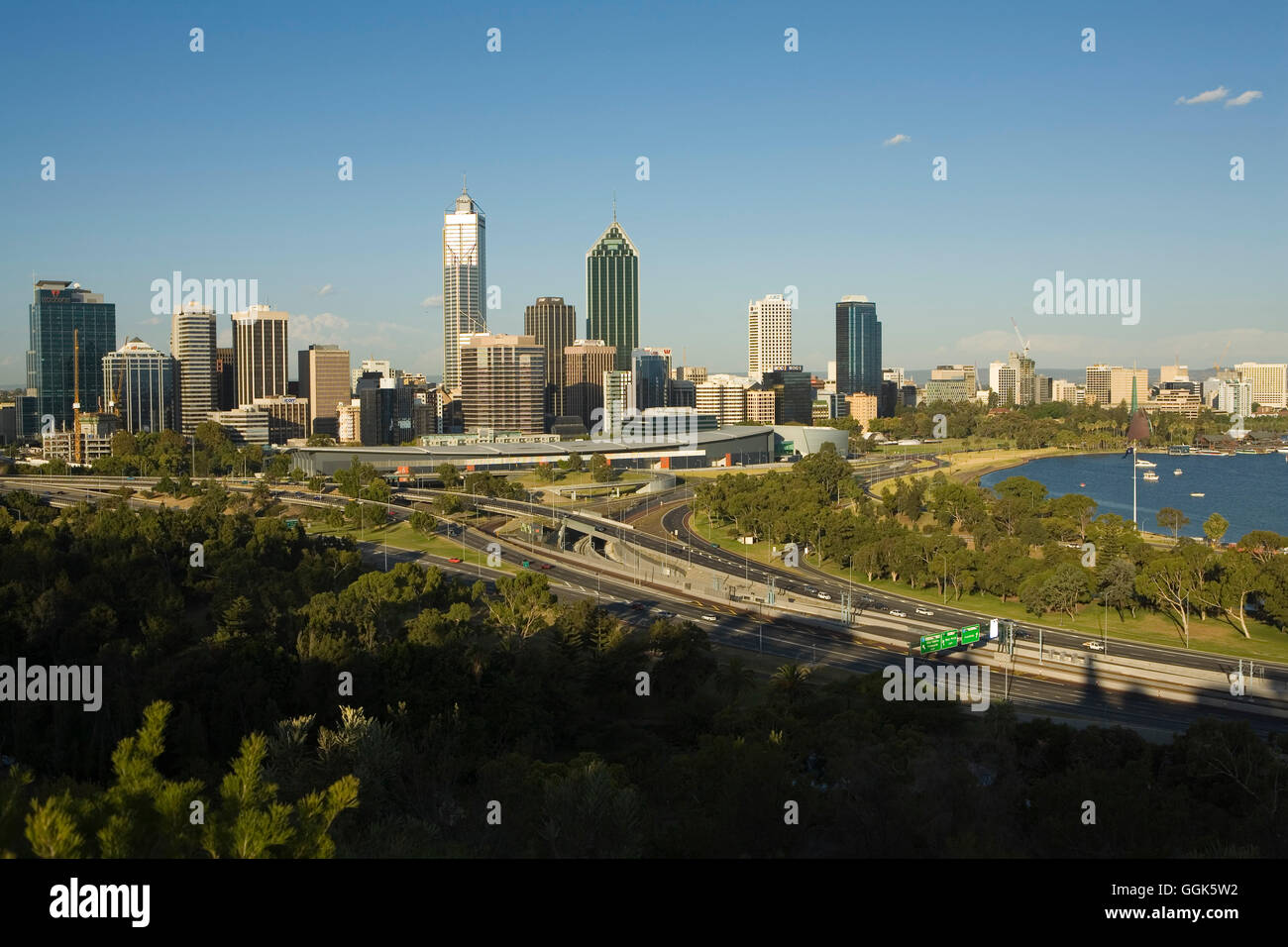 Perth skyline, Perth, Western Australia, Australia Stock Photo