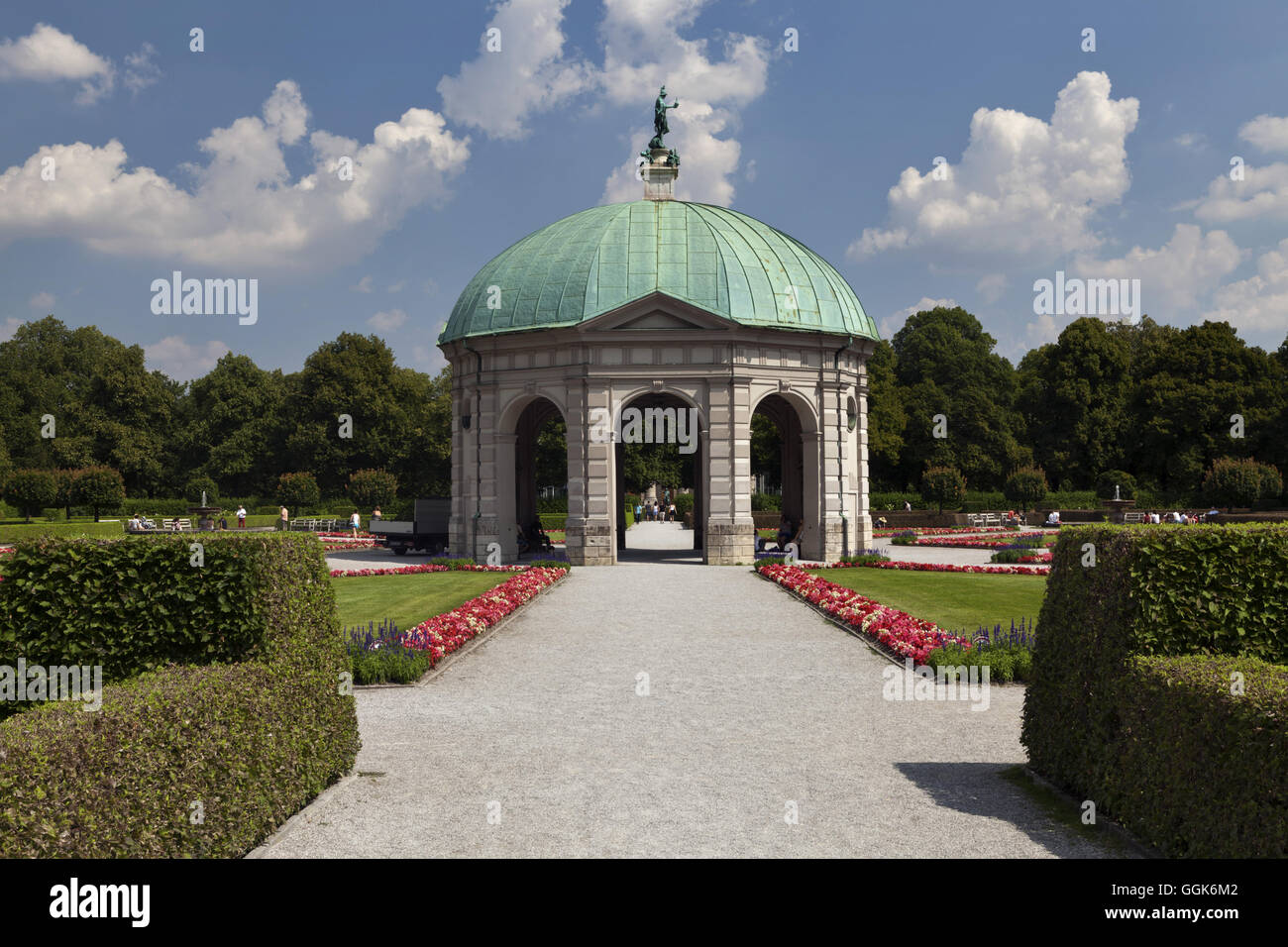 Dianatempel in the Hofgarten, Munich, Bavaria, Germany, Europe Stock Photo