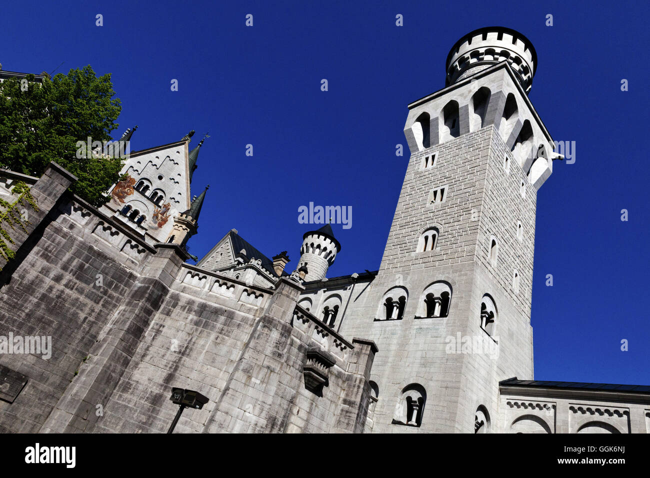 Neuschwanstein castle, Hohenschwangau, Bavaria, Germany Stock Photo