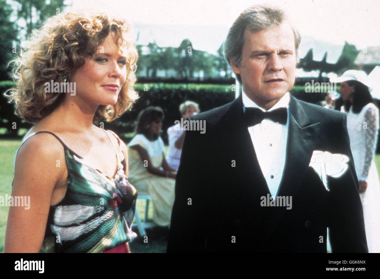 DALLAS / Schock auf der Hochzeit / April Stevens (SHEREE J. WILSON) und Clifford (Cliff) Barnes (KEN KERCHEVAL) aka. Schock auf der Hochzeit Stock Photo