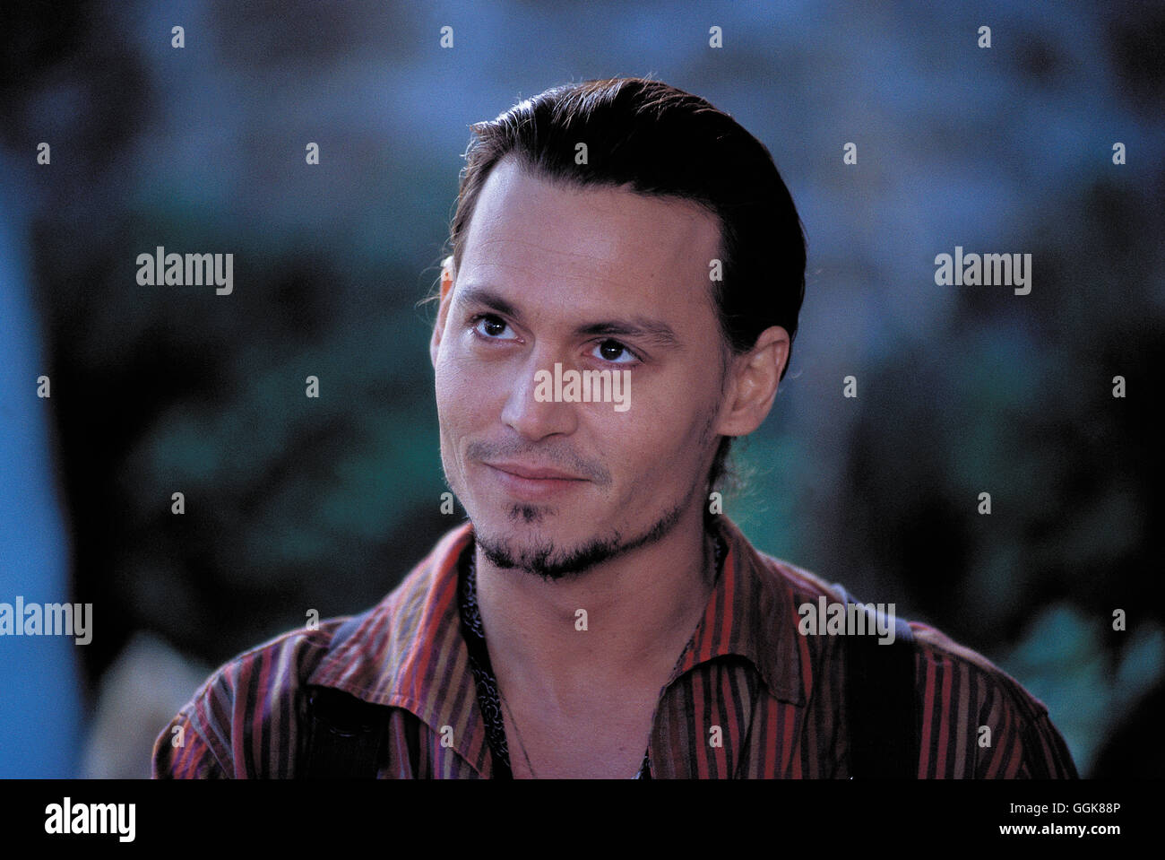 CHOCOLAT - EIN KLEINER BISS GENÜGT / Chocolat USA/GB 2000 / Lasse Hallström JOHNNY DEPP als Roux Regie: Lasse Hallstrm aka. Chocolat Stock Photo