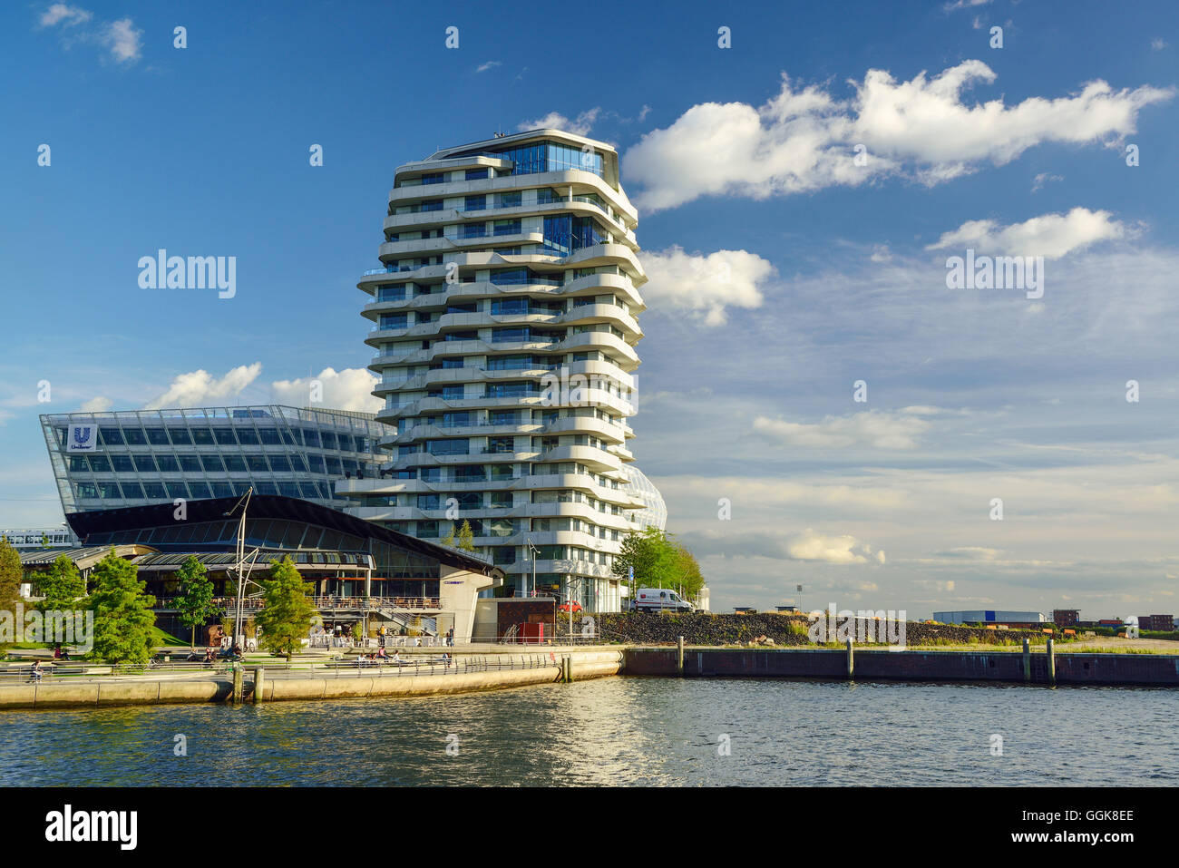 Marco Polo Tower In Hamburg Germany Editorial Editorial Stock Image