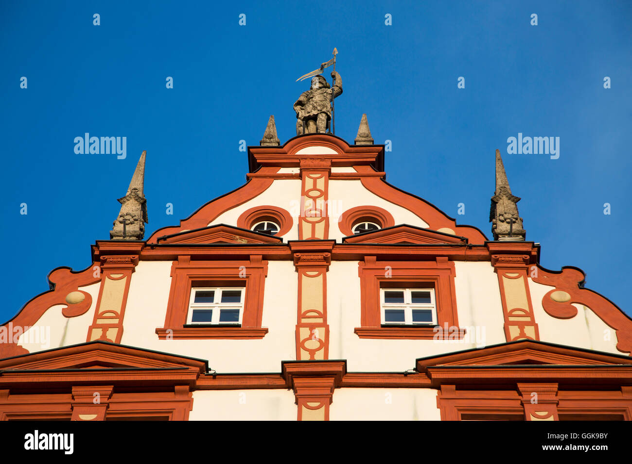 Exterior of Stadthaus, former chancery building, Coburg, Franconia, Bavaria, Germany Stock Photo
