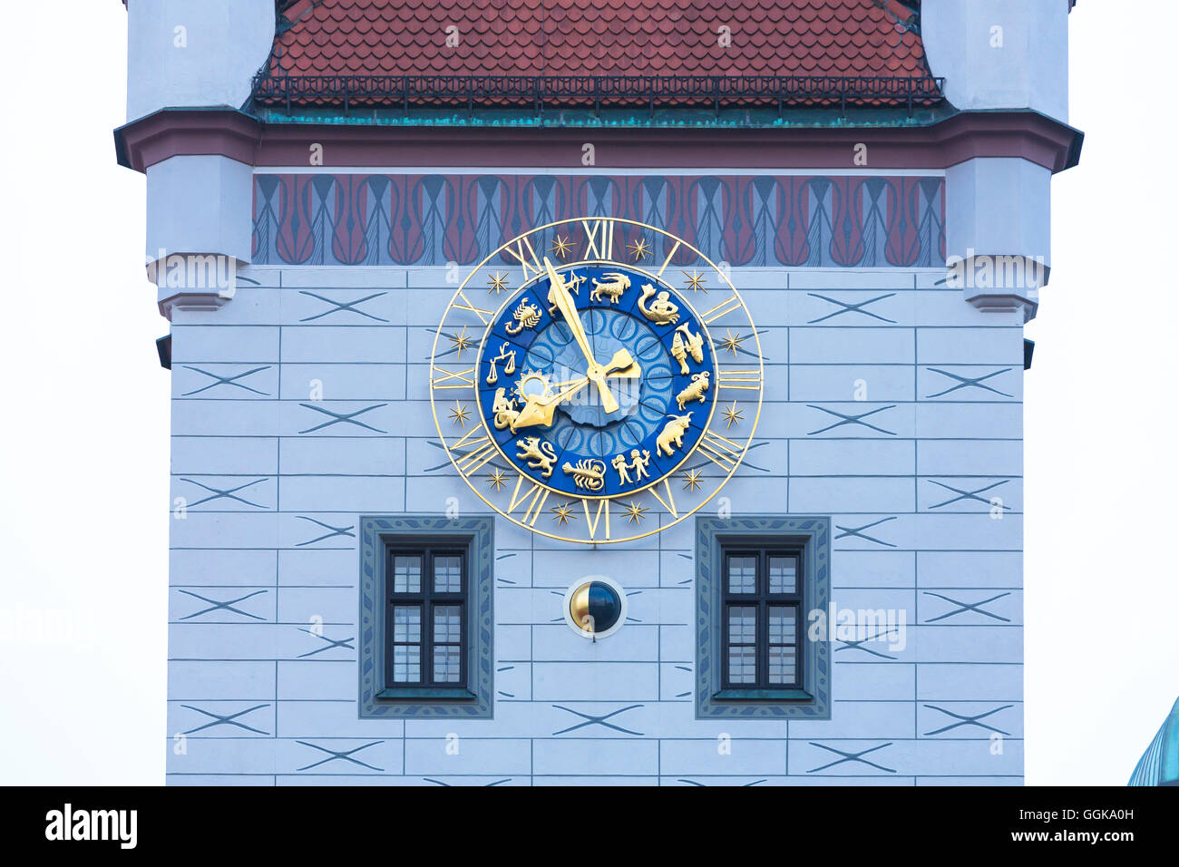 Old town hall clock tower, Munich, Upper Bavaria, Bavaria, Germany
