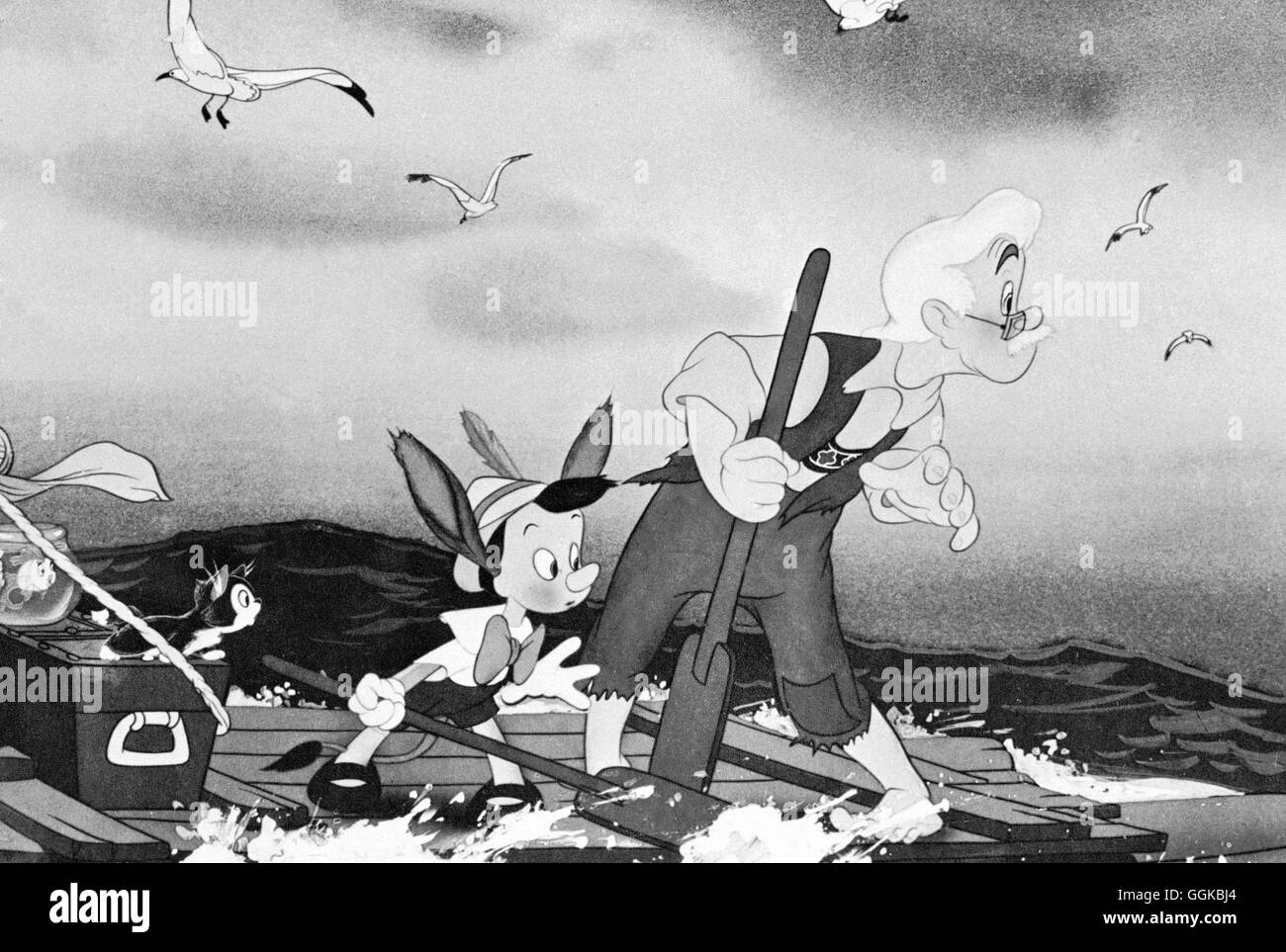 PINOCCHIO / Pinocchio USA 1940 / Hamilton Luske Szene aus Walt Disney's 'Pinocchio', 1940. Regie: Hamilton Luske aka. Pinocchio Stock Photo
