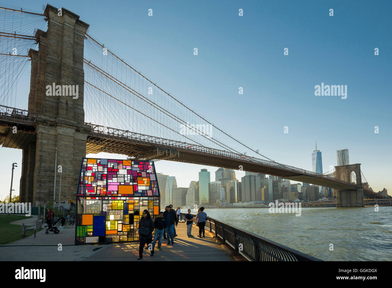 Fulton Ferry State Park, Dumbo, Brooklyn, New York, USA Stock Photo Alamy