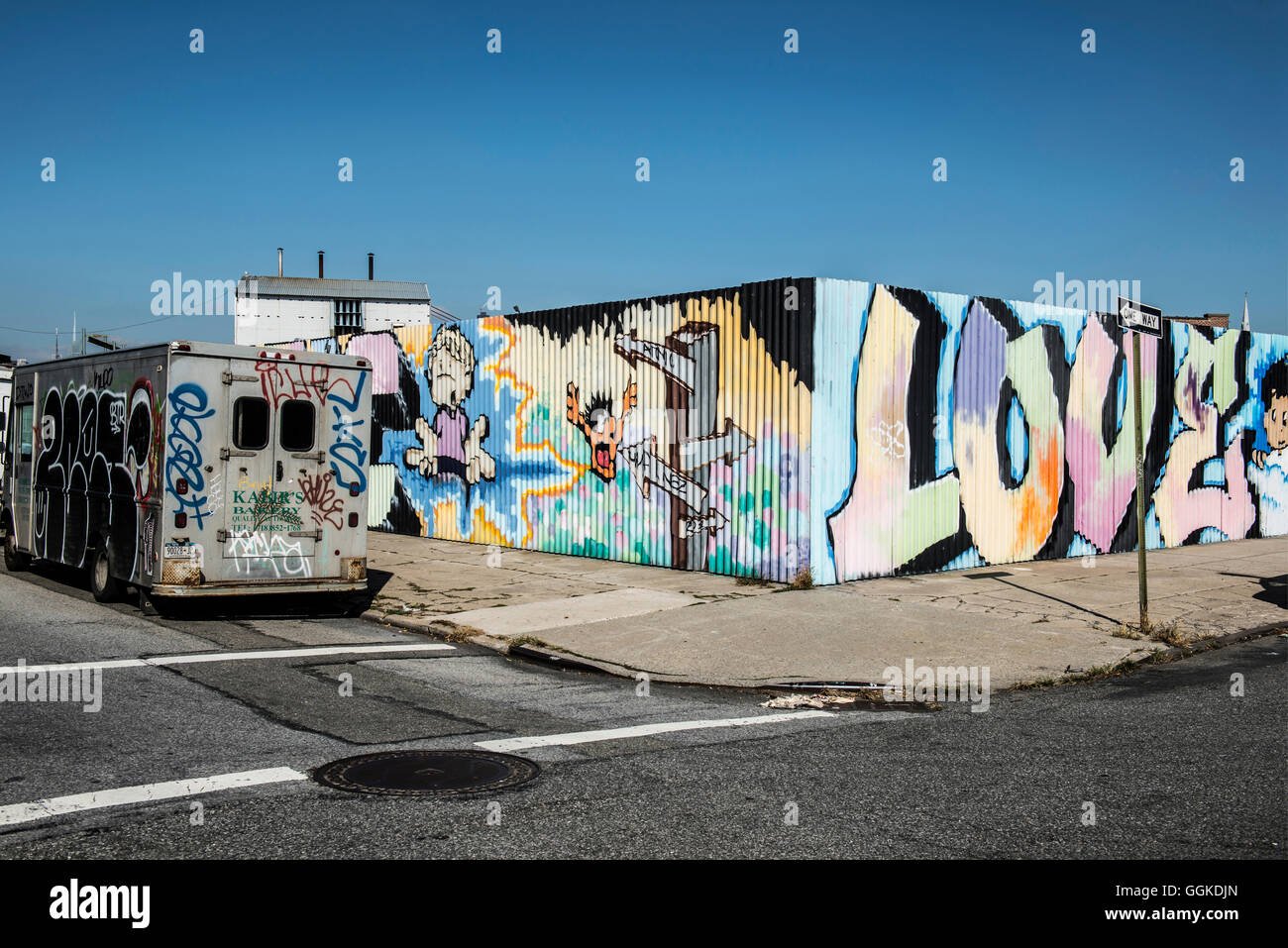 Street Art, Williamsburg, Brooklyn, New York, USA Stock Photo