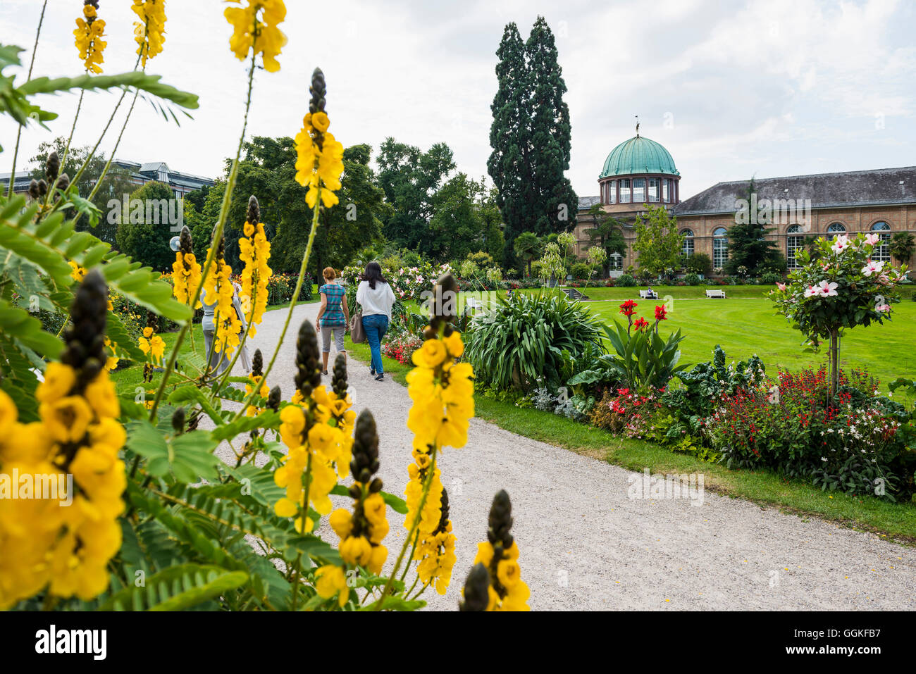 Botanical Garden, Karlsruhe, Baden-Wuerttemberg, Germany Stock Photo