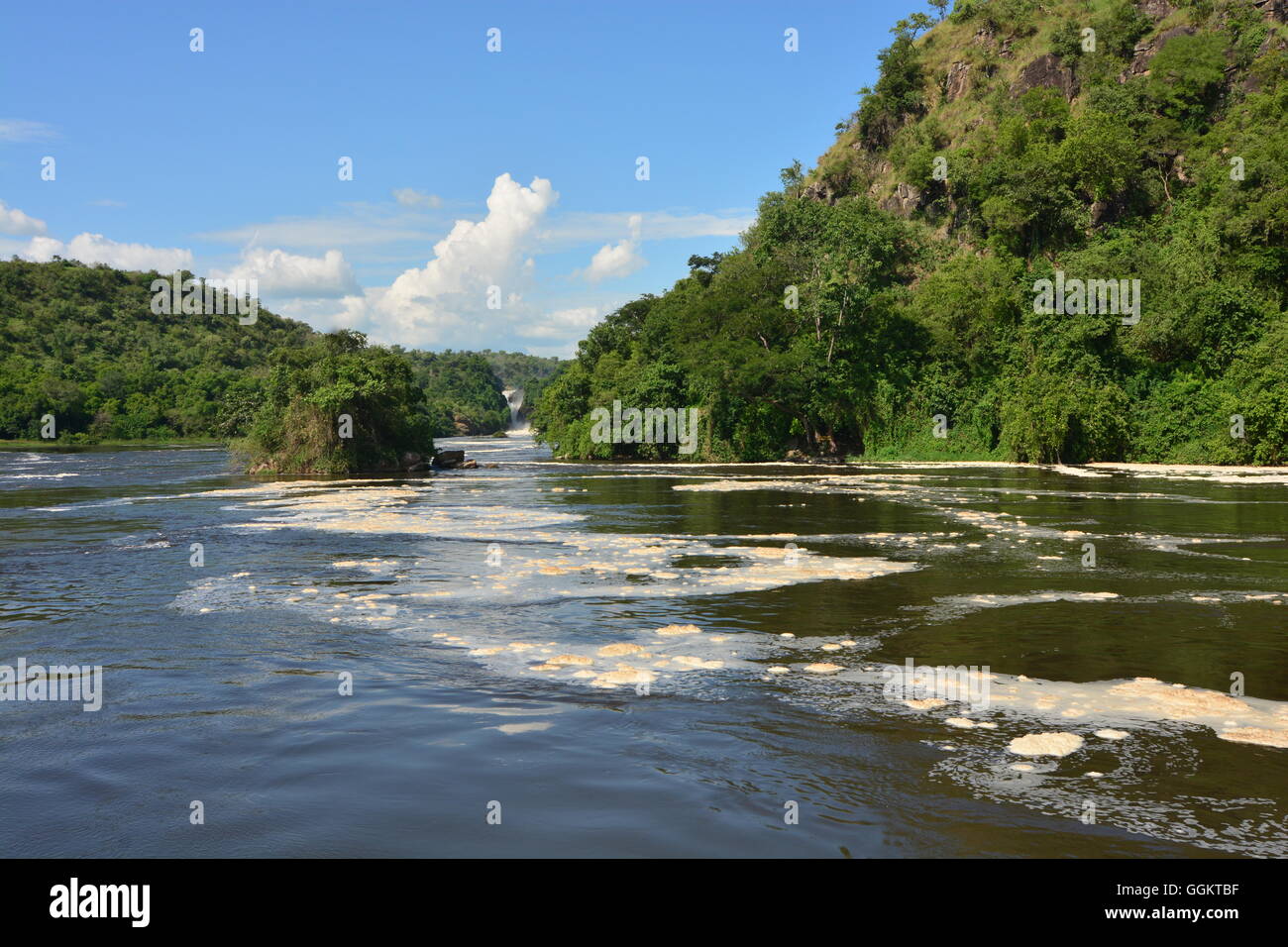 The mighty Murchison Falls Stock Photo